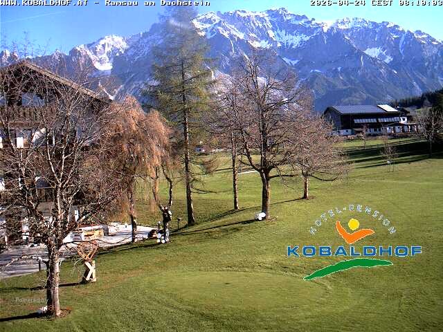 Archiv Foto Webcam Ramsau am Dachstein: Golfplatz am Kobaldhof