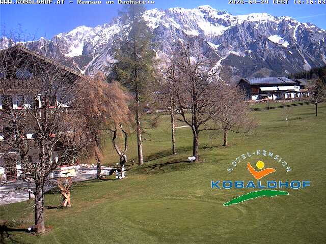 Archiv Foto Webcam Ramsau am Dachstein: Golfplatz am Kobaldhof