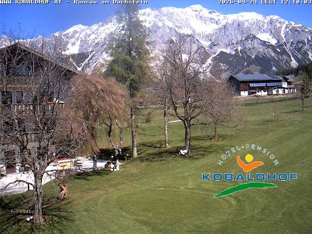 Archiv Foto Webcam Ramsau am Dachstein: Golfplatz am Kobaldhof