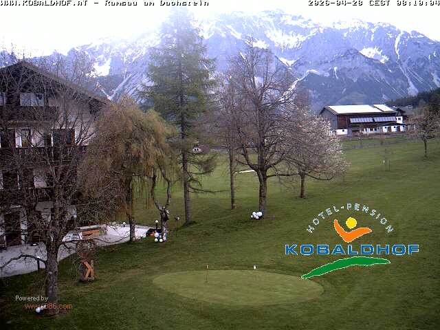Archiv Foto Webcam Ramsau am Dachstein: Golfplatz am Kobaldhof