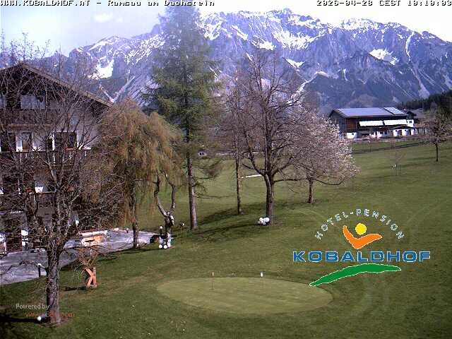 Archiv Foto Webcam Ramsau am Dachstein: Golfplatz am Kobaldhof