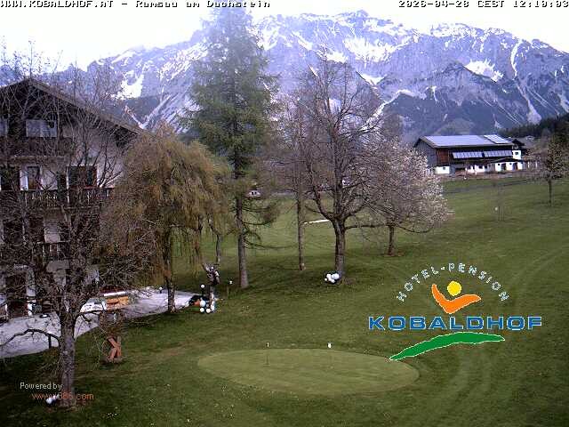 Archiv Foto Webcam Ramsau am Dachstein: Golfplatz am Kobaldhof