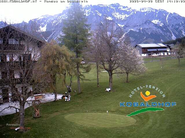Archiv Foto Webcam Ramsau am Dachstein: Golfplatz am Kobaldhof