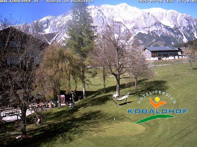 Archiv Foto Webcam Ramsau am Dachstein: Golfplatz am Kobaldhof