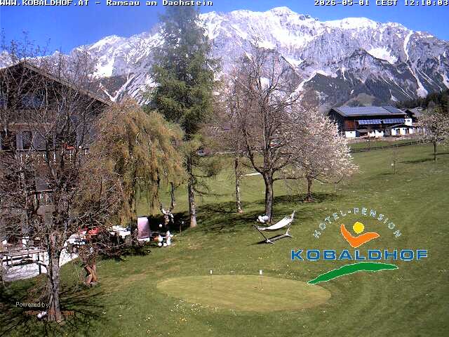 Archiv Foto Webcam Ramsau am Dachstein: Golfplatz am Kobaldhof