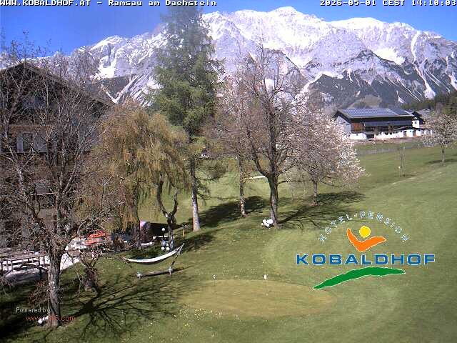 Archiv Foto Webcam Ramsau am Dachstein: Golfplatz am Kobaldhof