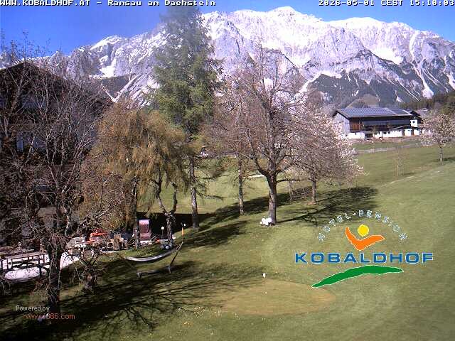 Archiv Foto Webcam Ramsau am Dachstein: Golfplatz am Kobaldhof
