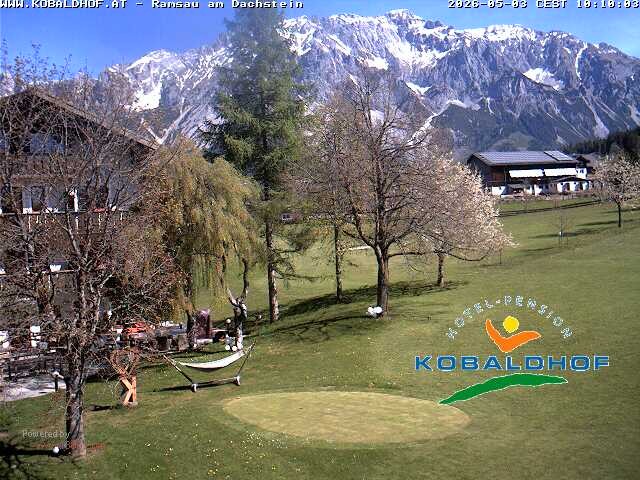 Archiv Foto Webcam Ramsau am Dachstein: Golfplatz am Kobaldhof