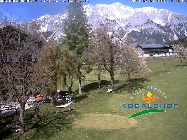 Archiv Foto Webcam Ramsau am Dachstein: Golfplatz am Kobaldhof
