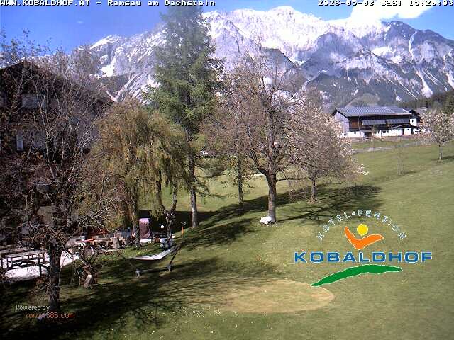 Archiv Foto Webcam Ramsau am Dachstein: Golfplatz am Kobaldhof