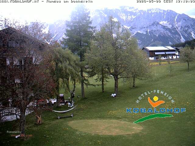 Archiv Foto Webcam Ramsau am Dachstein: Golfplatz am Kobaldhof