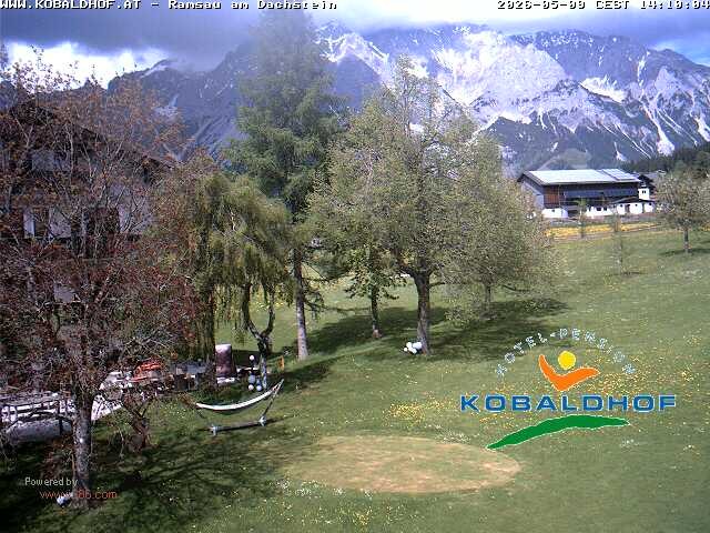 Archiv Foto Webcam Ramsau am Dachstein: Golfplatz am Kobaldhof