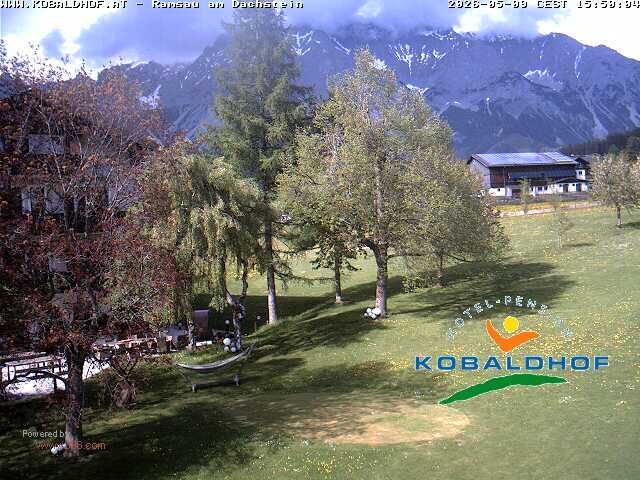 Archiv Foto Webcam Ramsau am Dachstein: Golfplatz am Kobaldhof