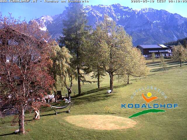 Archiv Foto Webcam Ramsau am Dachstein: Golfplatz am Kobaldhof
