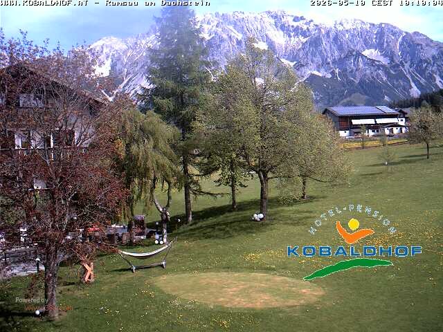 Archiv Foto Webcam Ramsau am Dachstein: Golfplatz am Kobaldhof
