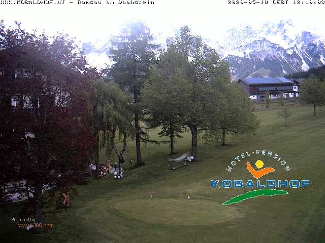 Archiv Foto Webcam Ramsau am Dachstein: Golfplatz am Kobaldhof