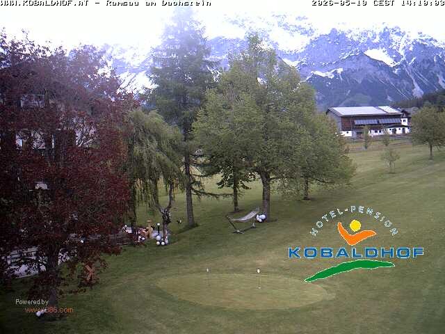 Archiv Foto Webcam Ramsau am Dachstein: Golfplatz am Kobaldhof