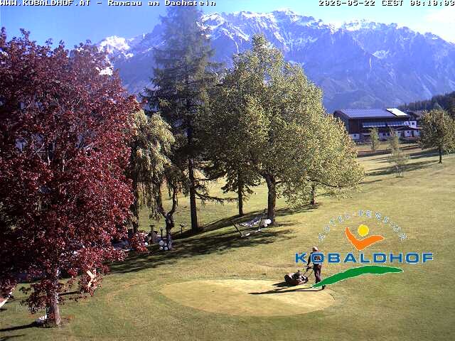 Archiv Foto Webcam Ramsau am Dachstein: Golfplatz am Kobaldhof