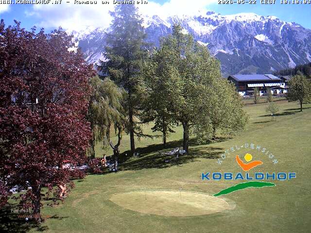Archiv Foto Webcam Ramsau am Dachstein: Golfplatz am Kobaldhof