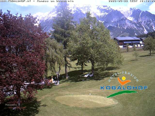 Archiv Foto Webcam Ramsau am Dachstein: Golfplatz am Kobaldhof