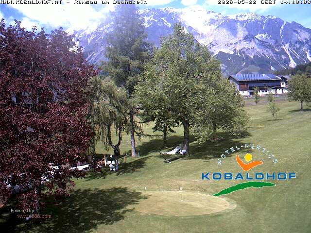 Archiv Foto Webcam Ramsau am Dachstein: Golfplatz am Kobaldhof