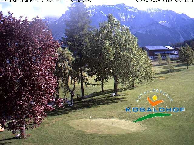 Archiv Foto Webcam Ramsau am Dachstein: Golfplatz am Kobaldhof