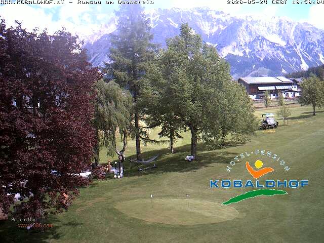 Archiv Foto Webcam Ramsau am Dachstein: Golfplatz am Kobaldhof