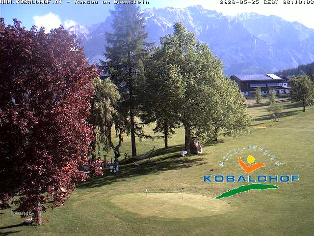 Archiv Foto Webcam Ramsau am Dachstein: Golfplatz am Kobaldhof