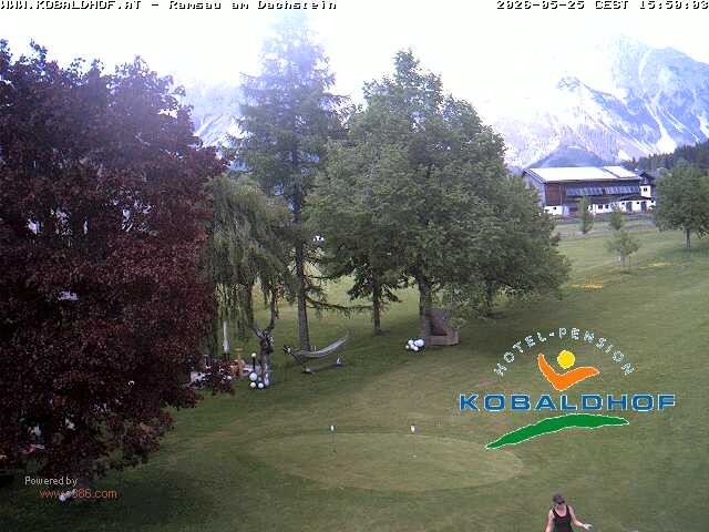 Archiv Foto Webcam Ramsau am Dachstein: Golfplatz am Kobaldhof
