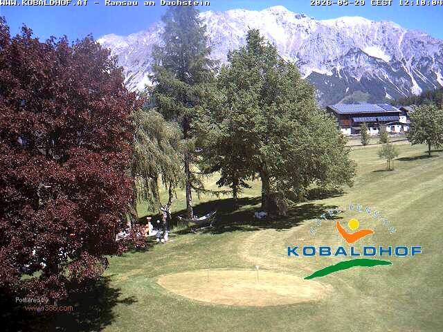 Archiv Foto Webcam Ramsau am Dachstein: Golfplatz am Kobaldhof