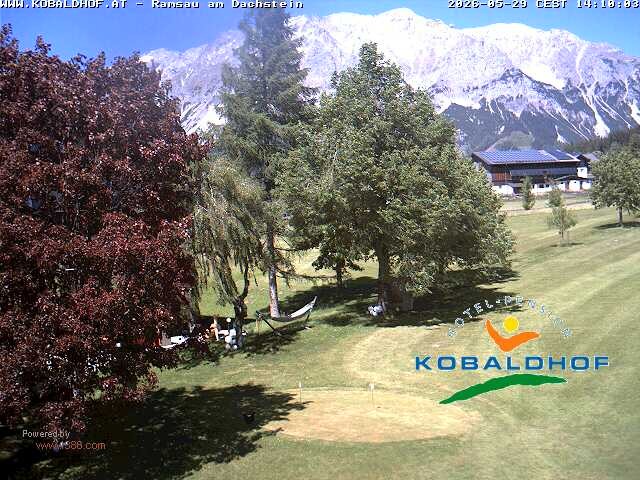 Archiv Foto Webcam Ramsau am Dachstein: Golfplatz am Kobaldhof