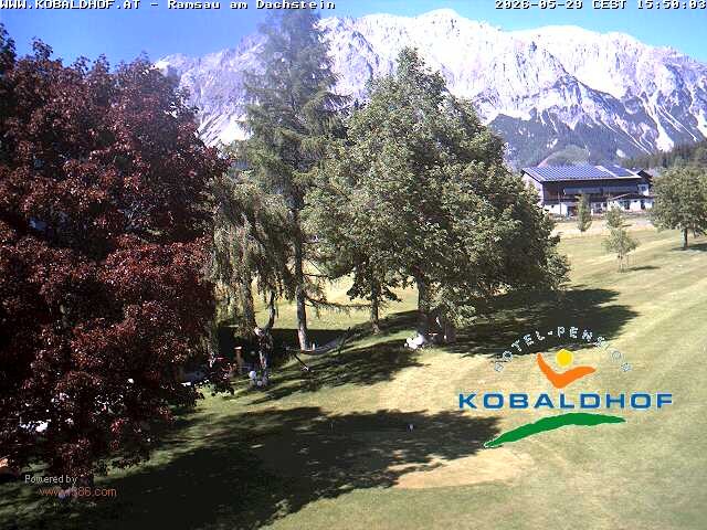 Archiv Foto Webcam Ramsau am Dachstein: Golfplatz am Kobaldhof