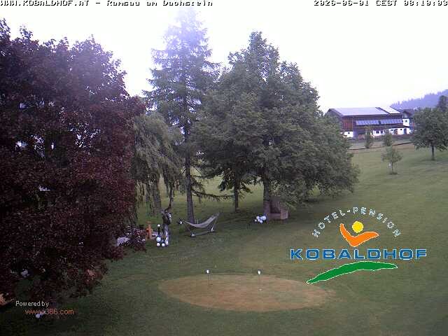 Archiv Foto Webcam Ramsau am Dachstein: Golfplatz am Kobaldhof