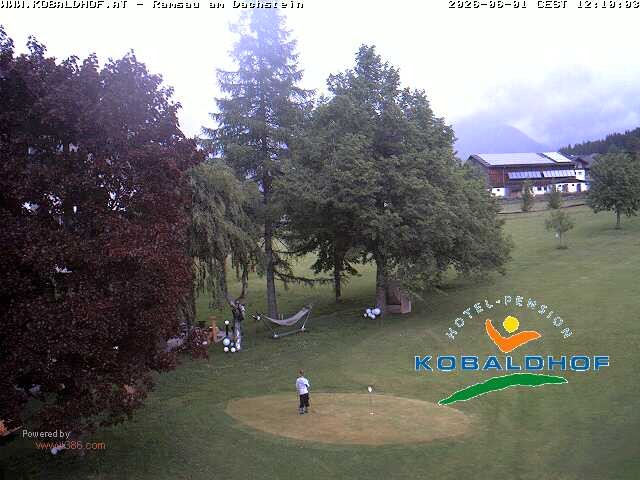 Archiv Foto Webcam Ramsau am Dachstein: Golfplatz am Kobaldhof