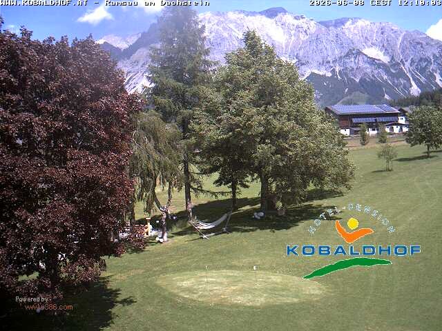 Archiv Foto Webcam Ramsau am Dachstein: Golfplatz am Kobaldhof