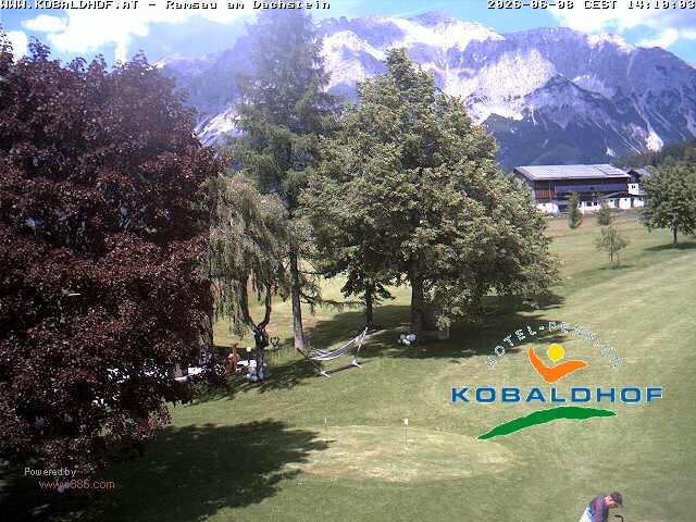 Archiv Foto Webcam Ramsau am Dachstein: Golfplatz am Kobaldhof