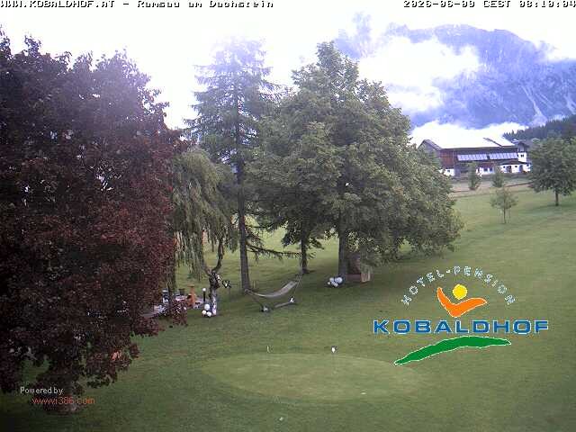 Archiv Foto Webcam Ramsau am Dachstein: Golfplatz am Kobaldhof