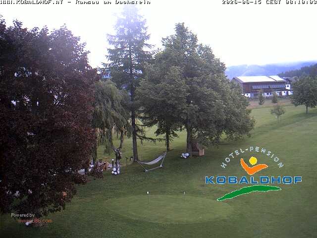 Archiv Foto Webcam Ramsau am Dachstein: Golfplatz am Kobaldhof