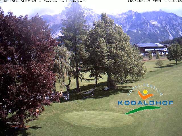 Archiv Foto Webcam Ramsau am Dachstein: Golfplatz am Kobaldhof