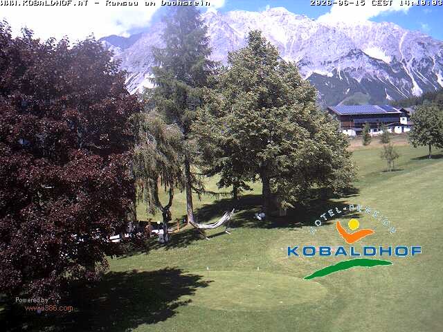 Archiv Foto Webcam Ramsau am Dachstein: Golfplatz am Kobaldhof