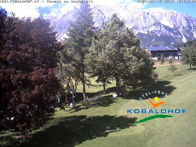 Archiv Foto Webcam Ramsau am Dachstein: Golfplatz am Kobaldhof