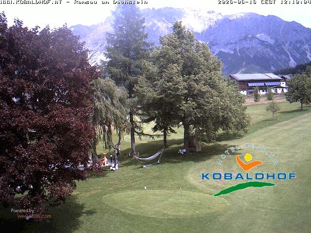 Archiv Foto Webcam Ramsau am Dachstein: Golfplatz am Kobaldhof