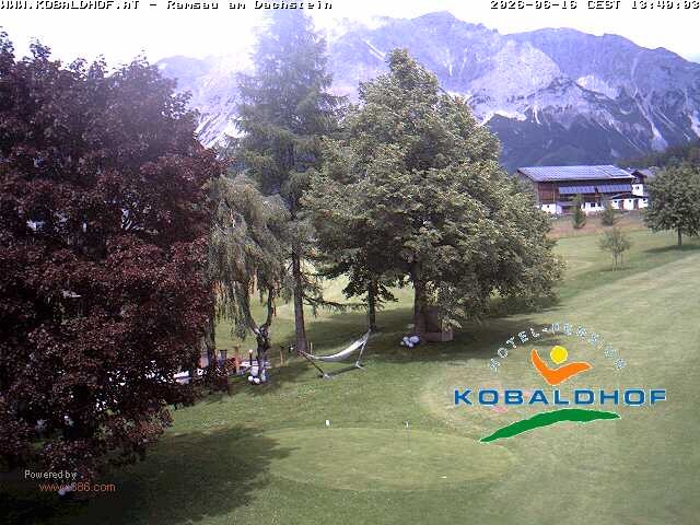 Archiv Foto Webcam Ramsau am Dachstein: Golfplatz am Kobaldhof