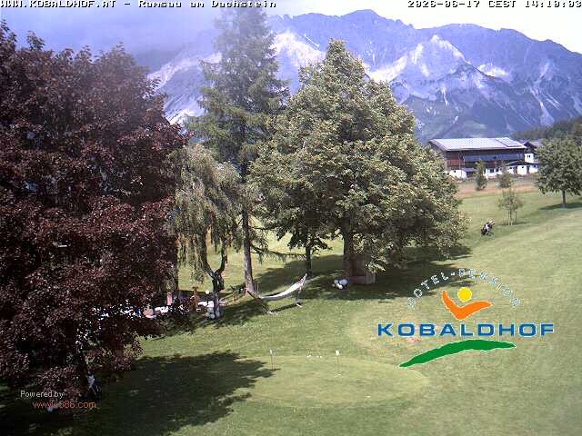 Archiv Foto Webcam Ramsau am Dachstein: Golfplatz am Kobaldhof