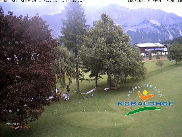 Archiv Foto Webcam Ramsau am Dachstein: Golfplatz am Kobaldhof