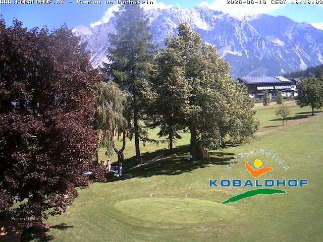 Archiv Foto Webcam Ramsau am Dachstein: Golfplatz am Kobaldhof