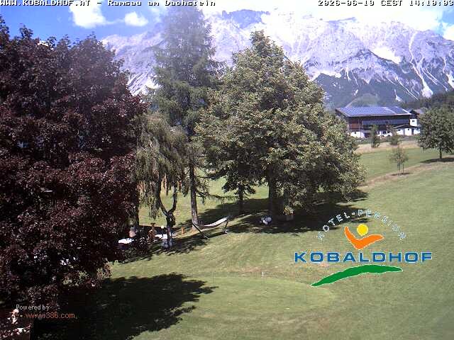 Archiv Foto Webcam Ramsau am Dachstein: Golfplatz am Kobaldhof