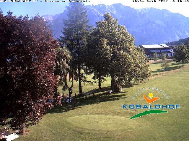 Archiv Foto Webcam Ramsau am Dachstein: Golfplatz am Kobaldhof