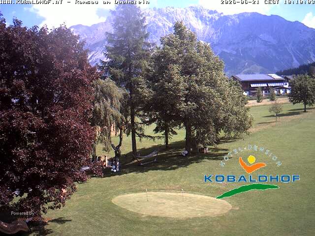 Archiv Foto Webcam Ramsau am Dachstein: Golfplatz am Kobaldhof