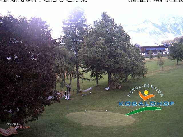 Archiv Foto Webcam Ramsau am Dachstein: Golfplatz am Kobaldhof